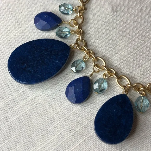 Carolee Semi-Precious Accents Blue Necklace - Picture 16 of 16